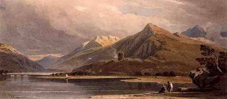 Dolbadern Castle, North Wales from John Varley