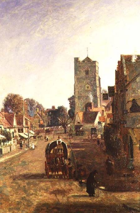 A View of Pinner from John William Buxton Knight