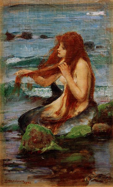 J.W.Waterhouse, A Mermaid, 1892 from John William Waterhouse
