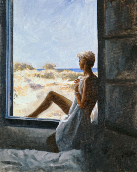 Blue Sea Dream (oil on canvas board)  from John  Worthington