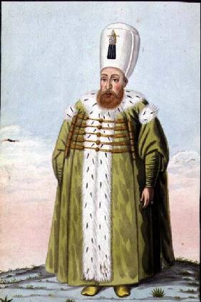 Mustapha I (1591-1639) Sultan 1617-18, 1622-23, from 'A Series of Portraits of the Emperors of Turke
