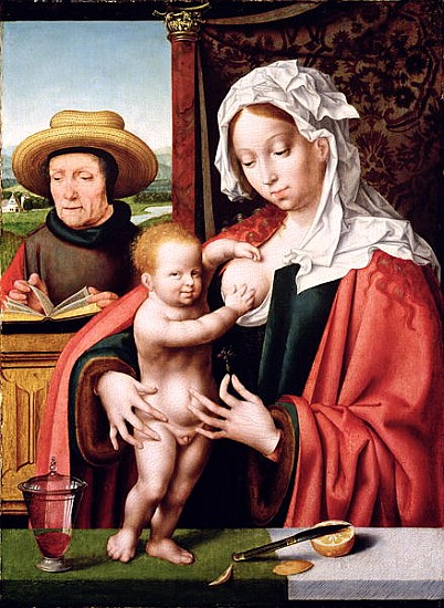 The Holy Family, c.1520 from Joos van Cleve