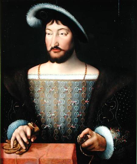 Francois I (1497-1547) from Joos van Cleve (eigentl. van der Breke)