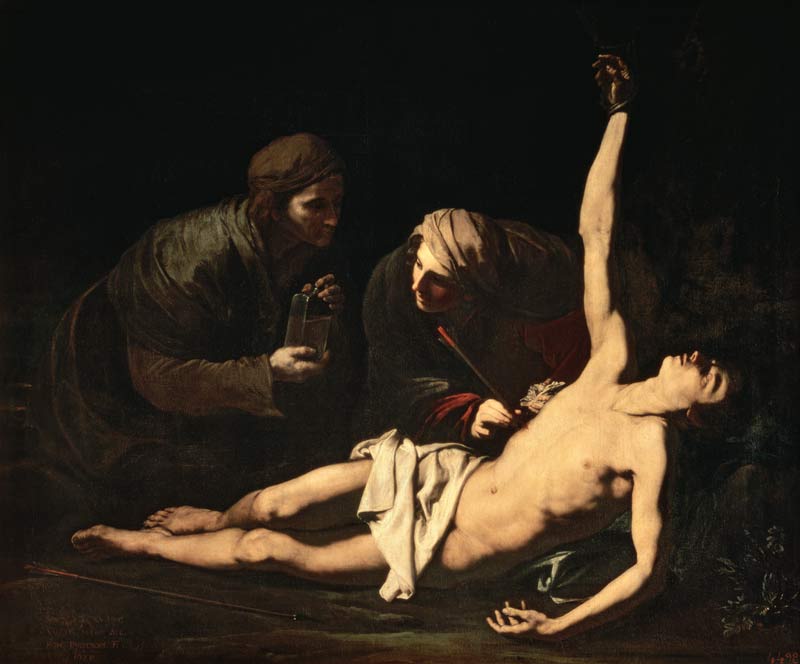 Saint Sebastian Attended by Saint Irene from José (auch Jusepe) de Ribera