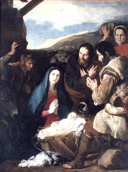 Adoration of the Shepherds from José (auch Jusepe) de Ribera