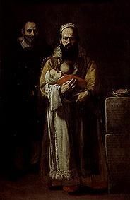Portrait the Maddalena Ventura. from José (auch Jusepe) de Ribera
