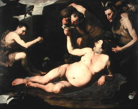 Drunken Silenus from José (auch Jusepe) de Ribera