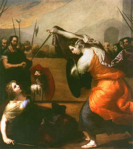 Woman fight from José (auch Jusepe) de Ribera
