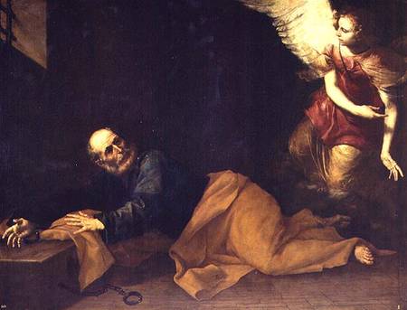 St. Peter Freed by an Angel from José (auch Jusepe) de Ribera