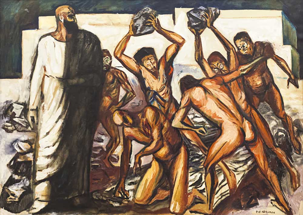 The Martyrdom of Saint Stephen, 1944 from José Clemente Orozco