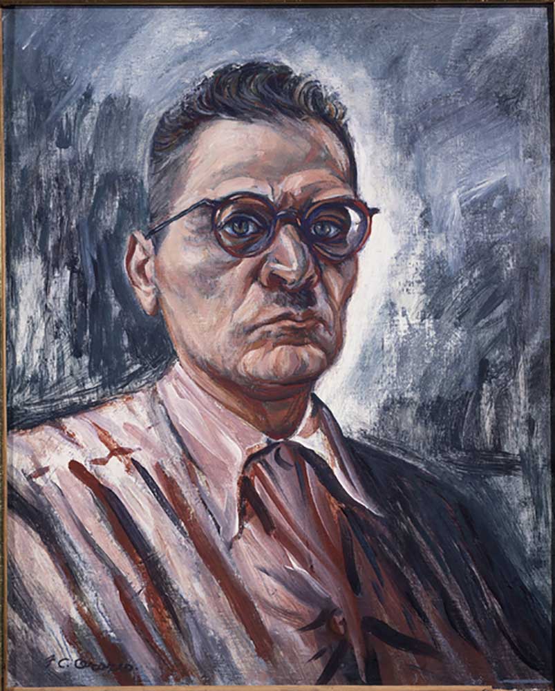 Self-Portrait (Self-Portrait) Painting by Jose Clemente Orozco (1883-1949) 1942 Mexico City, Museum  from José Clemente Orozco