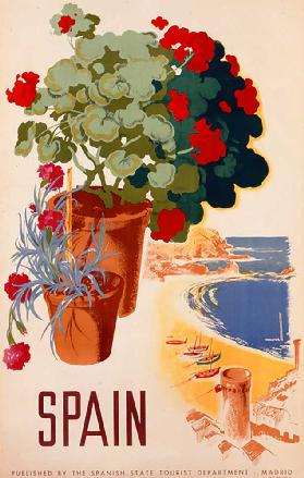 Poster advertising Spain, c.1935