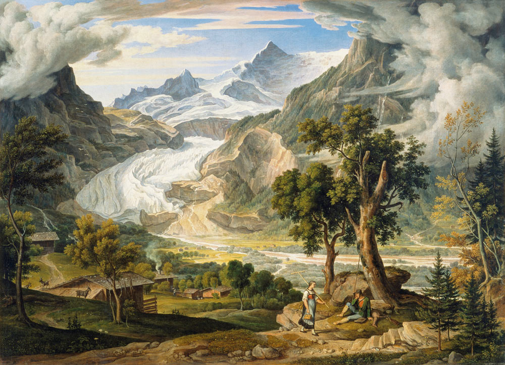The Grindelwaldgletscher from Joseph Anton Koch