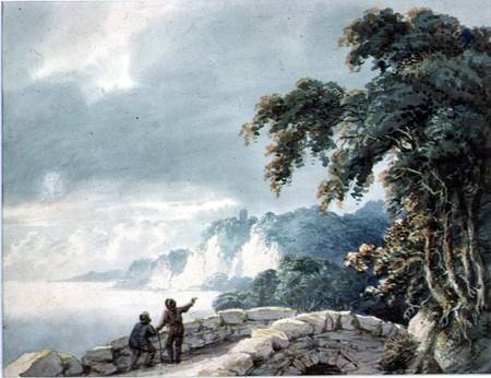 Landscape with Trees, Bridge and Figures from Joseph Barber