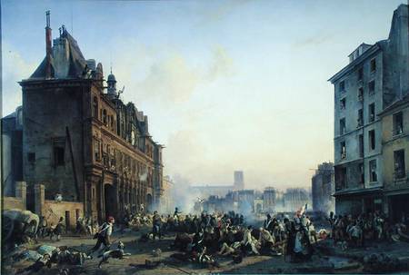 Attack on the Hotel de Ville from Joseph Beaume