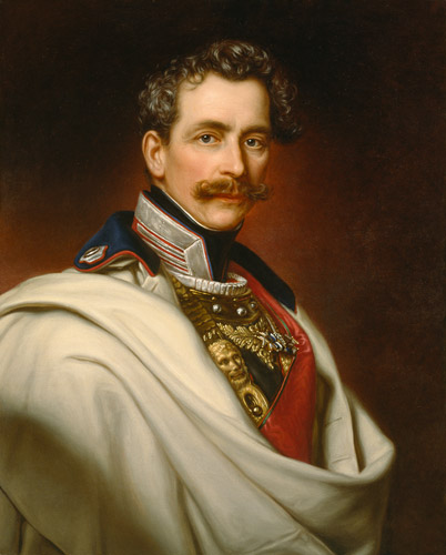 Portrait of the prince Karl of Bavaria (1797-1875) from Joseph Bernhardt