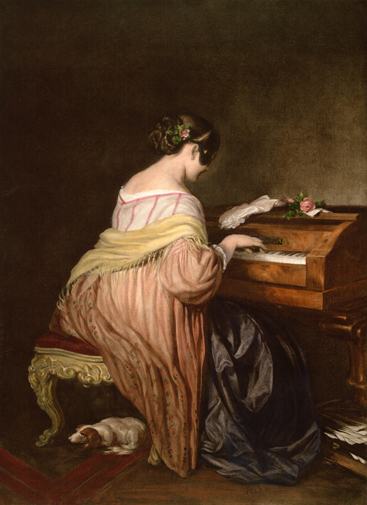 Die Klavierspielerin from Joseph Danhauser
