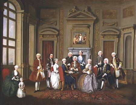 A Family in a Palladian Interior ("The Tylney Group") from Joseph F. Nollekens