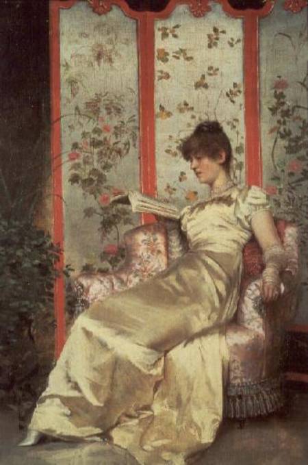 Lady Reading from Joseph Frederick Charles Soulacroix