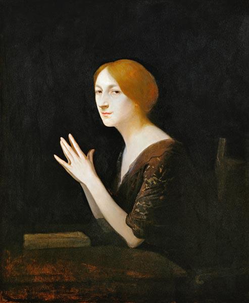 Portrait of Marguerite Moreno (1871-1948) before 1899