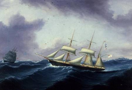 The `Louisa Bragington' on her Maiden Voyage from Liverpool to South America from Joseph Heard