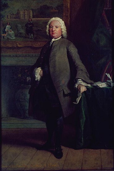 Portrait of Samuel Richardson (1689-1761) 1750 from Joseph Highmore