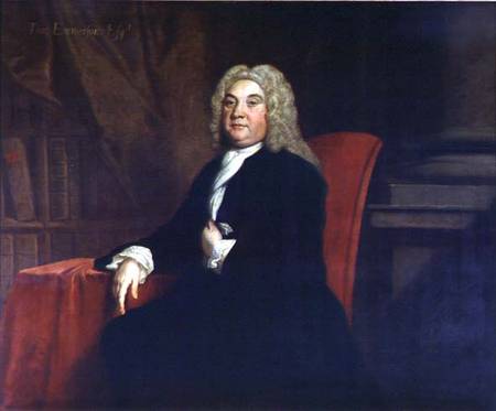 Portrait of Thomas Emerson (d.1745), a Governor of the Foundling Hospital from Joseph Highmore