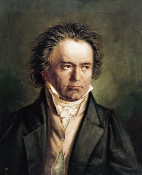 Ludwig van Beethoven from Joseph Karl Stieler