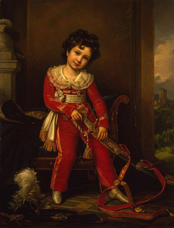 Portrait of Maximilian de Beauharnais, 3rd Duke of Leuchtenberg as Child from Joseph Karl Stieler