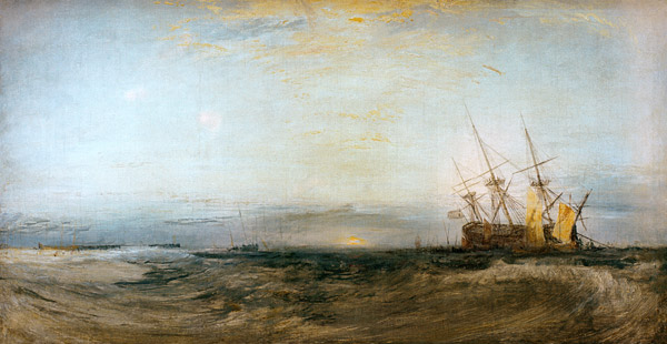 W.Turner, A Ship Aground from William Turner
