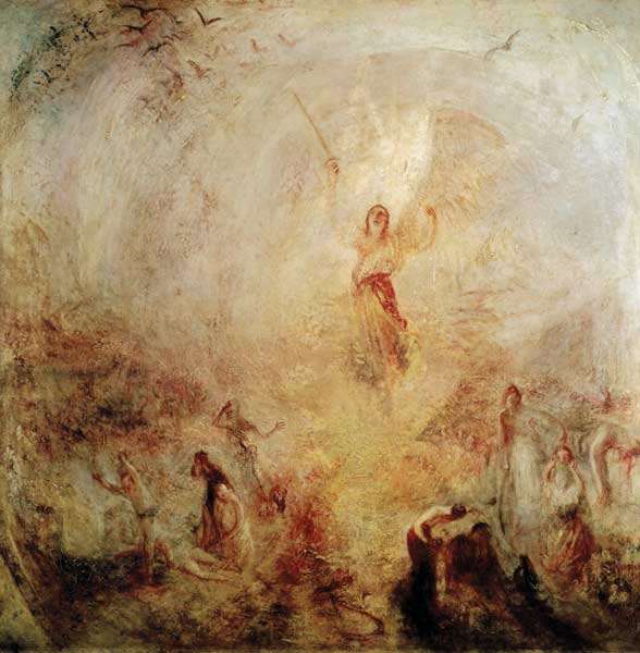 The angel in front of the sun from William Turner