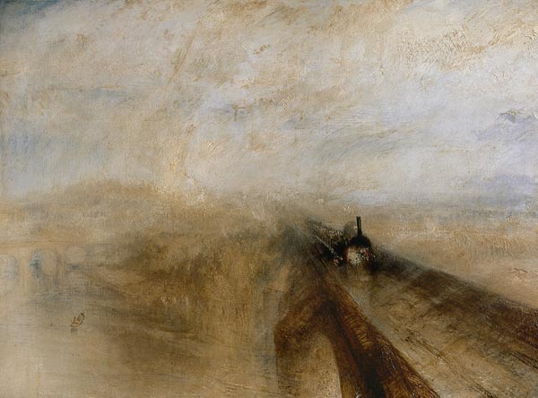 Rain Steam and Speed, The Great Western Railway, painted before 1844 from William Turner