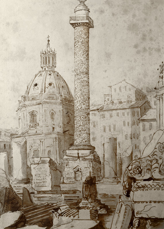 Rome / Trajan s Column / Turner / 1835 from William Turner