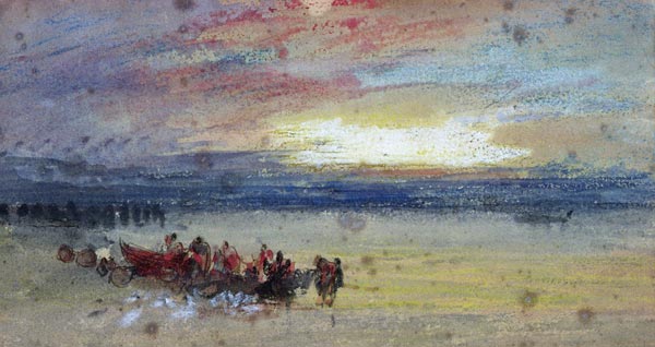 Shore Scene, Sunset from William Turner