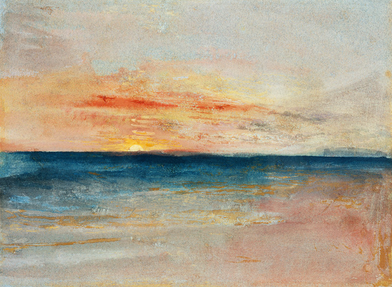 Sunset - Joseph Mallord William Turner as art print or hand painted oil.
