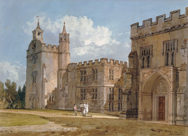 The Bishop's Palace, Salisbury from William Turner