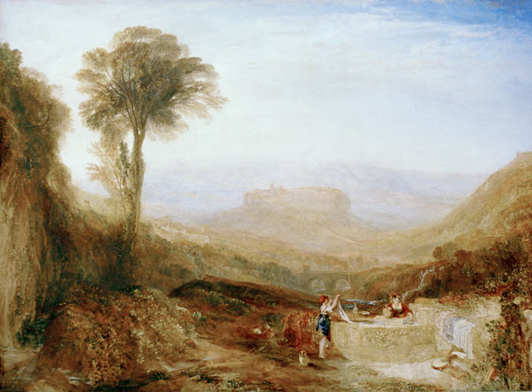 W.Turner, Ansicht von Orvieto from William Turner