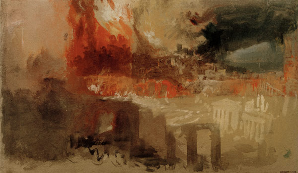W.Turner / The Burning of Rome from William Turner