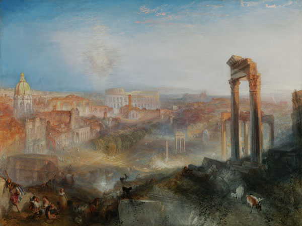 The modern Rome from William Turner