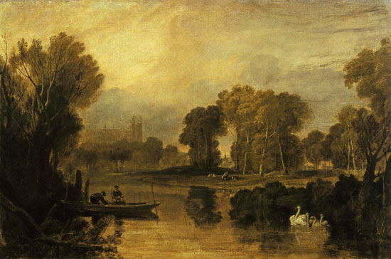 Eton College from the River, or The Thames at Eton from William Turner
