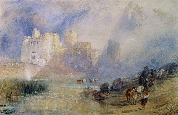 Kidwelly Castle, Carmarthenshire from William Turner