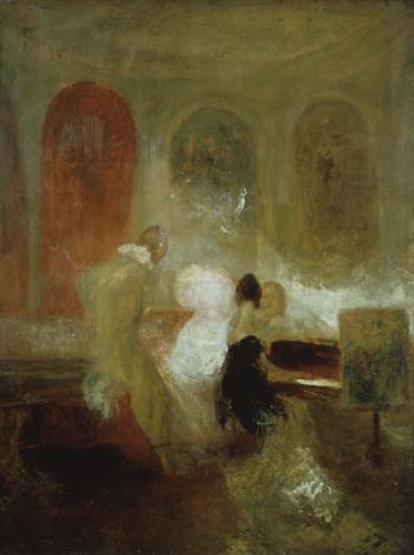 Music in East Cowes Castle from William Turner