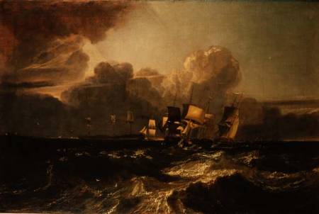 Ships Bearing up for Anchorage ('The Egremont Sea Piece') from William Turner