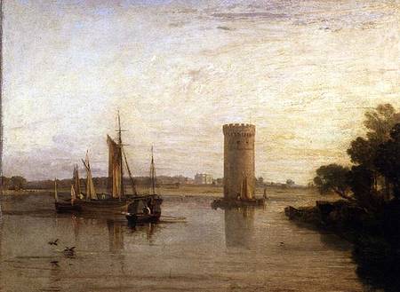 Tabley, the Seat of Sir J.F. Leicester, Bart.: Calm Morning from William Turner