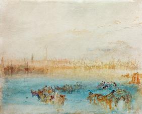 W.Turner, Venice, Riva degli Schiavoni