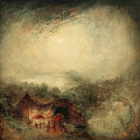 W.Turner / Evening of the Deluge / 1843