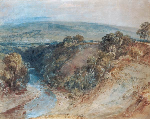Valley of the Washburn, 1818 (w/c and gouache on paper) from William Turner