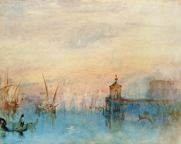 Venice with a first crescent moon from William Turner