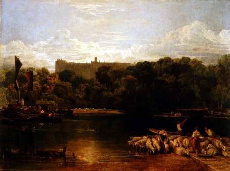 Windsor Castle from the Thames from William Turner