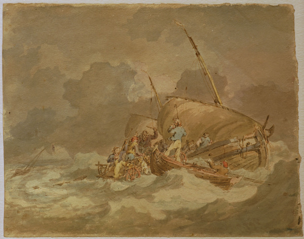 W.Turner, Sailors Getting Pigs on Board from William Turner